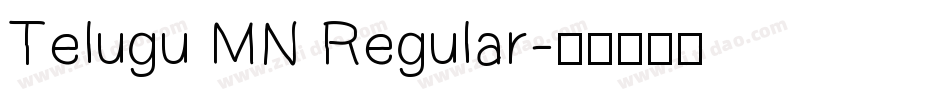 Telugu MN Regular字体转换